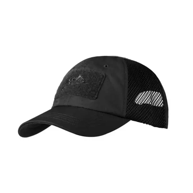 1 - Кепка Helikon Vent рип-стоп. Черный
