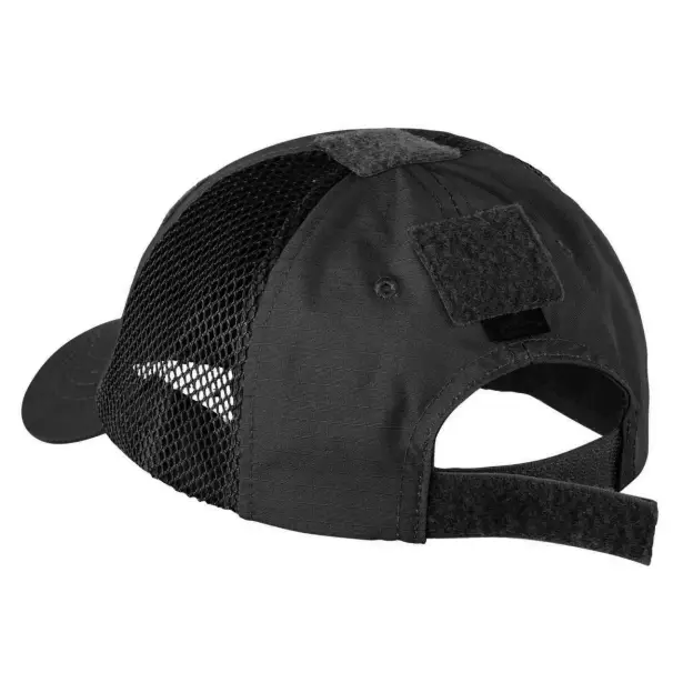 4 - Кепка Helikon Vent рип-стоп. Черный