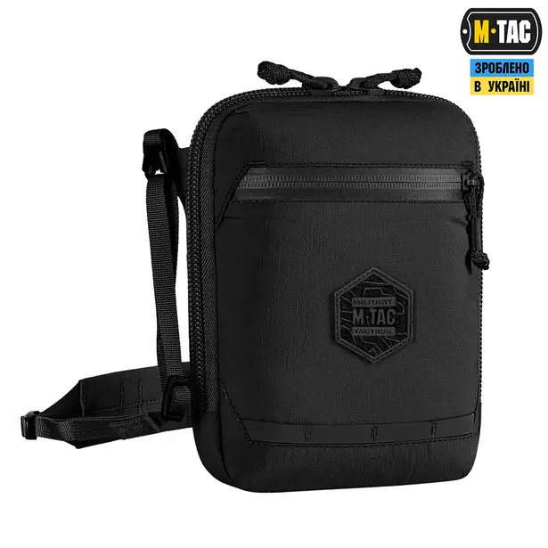 3 - Сумка через плечо M-Tac Pocket Hardsling Lite-C Elite. Черный
