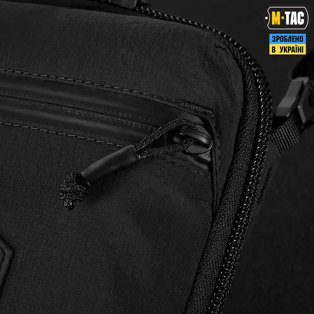 10 - Сумка через плечо M-Tac Pocket Hardsling Lite-C Elite. Черный
