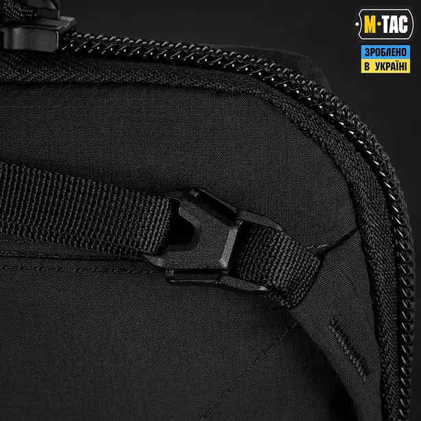 13 - Сумка через плечо M-Tac Pocket Hardsling Lite-C Elite. Черный
