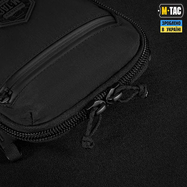 14 - Сумка через плечо M-Tac Pocket Hardsling Lite-C Elite. Черный