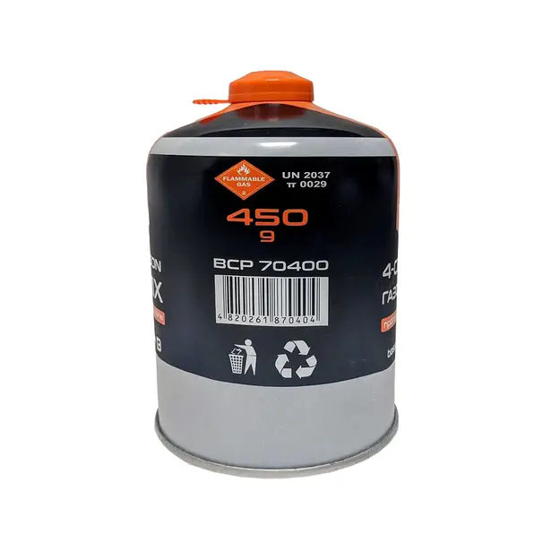 3 - Газовий балон BaseCamp 450 г всесезонний
