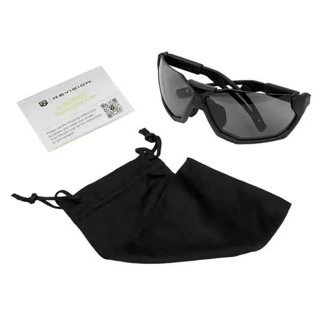 2 - Очки тактические Revision SlingShot Smoke Lens. Черный