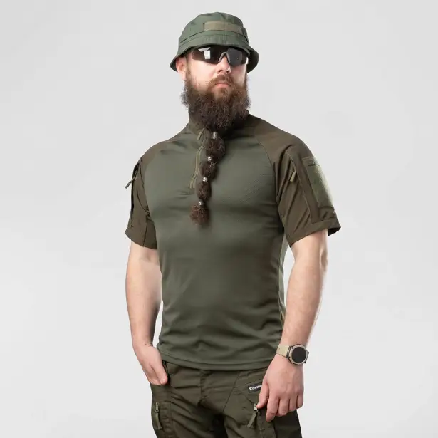 2 - Убакс тактический Combatant Raider Core короткий рукав. Хаки