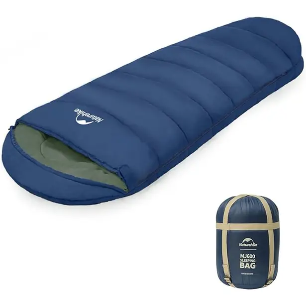 1 - Спальний мішок Naturehike MJ 600 CNK2300SD014. Синій