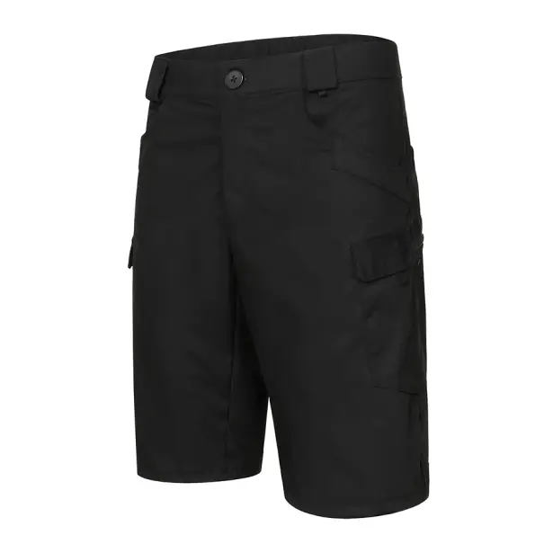 4 - Тактический летний костюм с убаксом Combatant Raider Core короткий рукав и шортами Rip-Stop PolyCotton SPECPROM. Черный