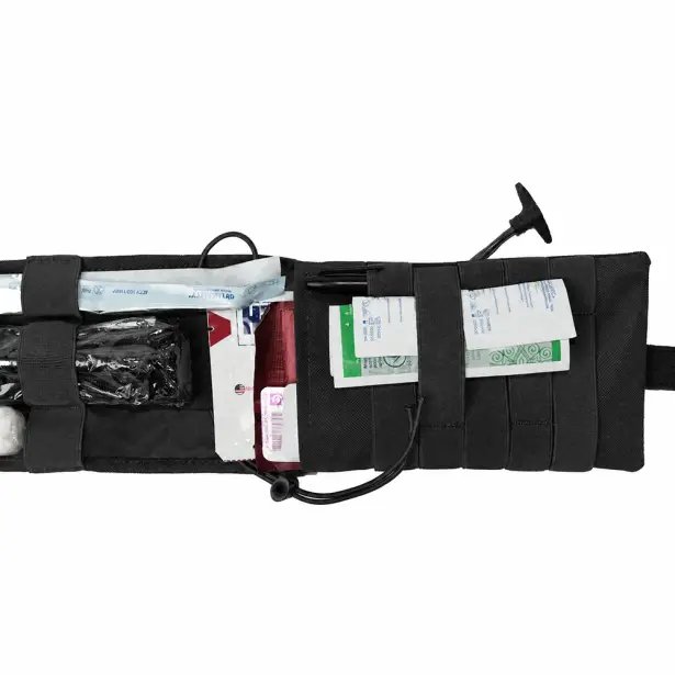 10 - Тунельна аптечка з балістичним захистом 1 клас SPECPROM Warmor 3.0 Roll. Чорний