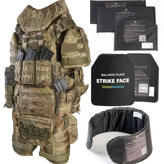 3 - Бронежилет 6 класса Warmor Gen.3 FullSet SPECPROM. Баллистические пакеты 1 класса. Мультикам