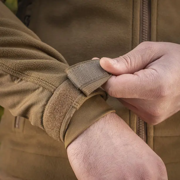7 - Тактична куртка M-Tac Norman Windblock Fleece. Койот