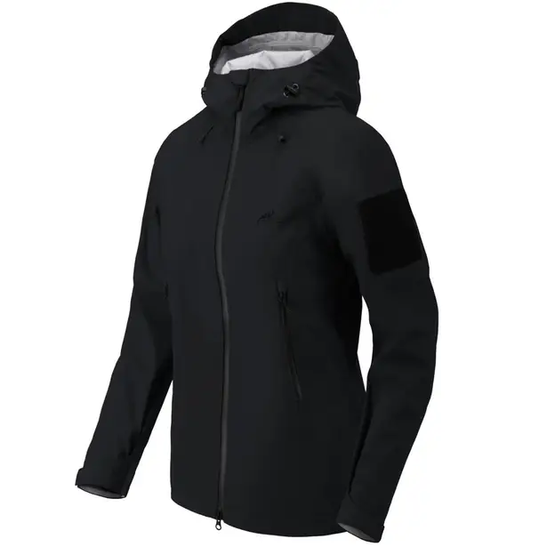 1 - Куртка жіноча Helikon Squall Hardshell Torrent Stretch. Чорний