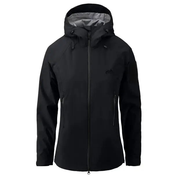 2 - Куртка жіноча Helikon Squall Hardshell Torrent Stretch. Чорний