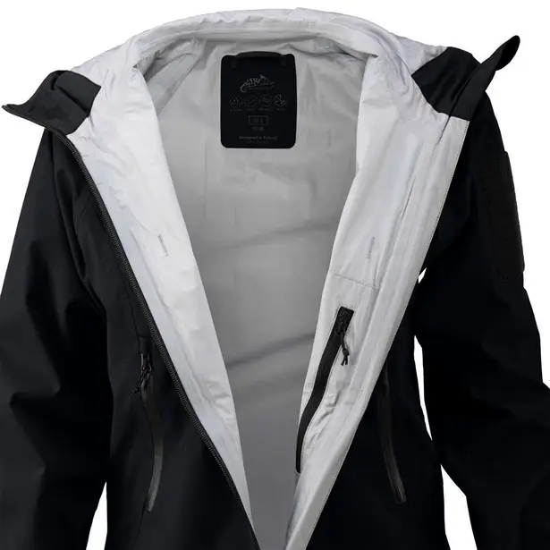 3 - Куртка жіноча Helikon Squall Hardshell Torrent Stretch. Чорний