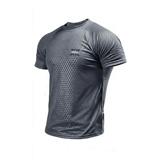1 - Футболка тактическая Global Ballistics Hexagon. Серый