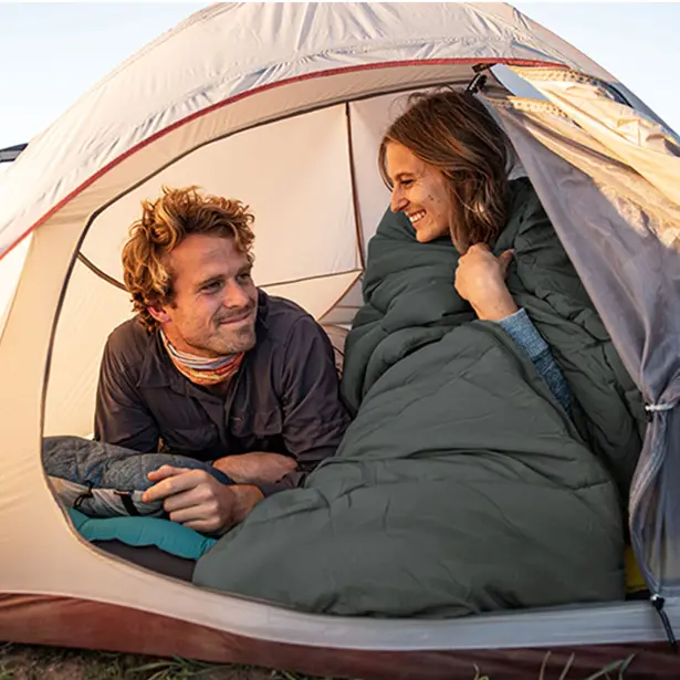 4 - Спальный мешок левый F150 NH22MSD05 Naturehike. Серый
