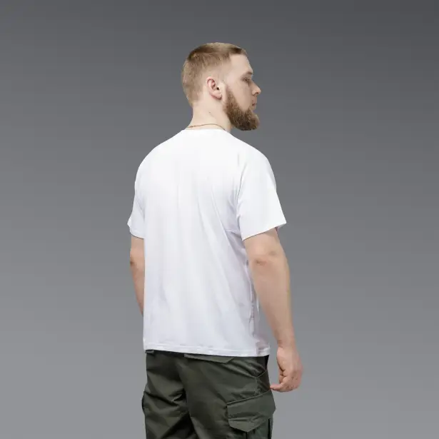 3 - Футболка Urban Cotton. Бавовна/еластан. Біла. Розмір S