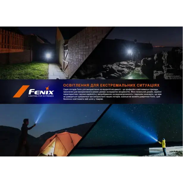 20 - Ліхтар ручний Fenix LD12R. Чорний