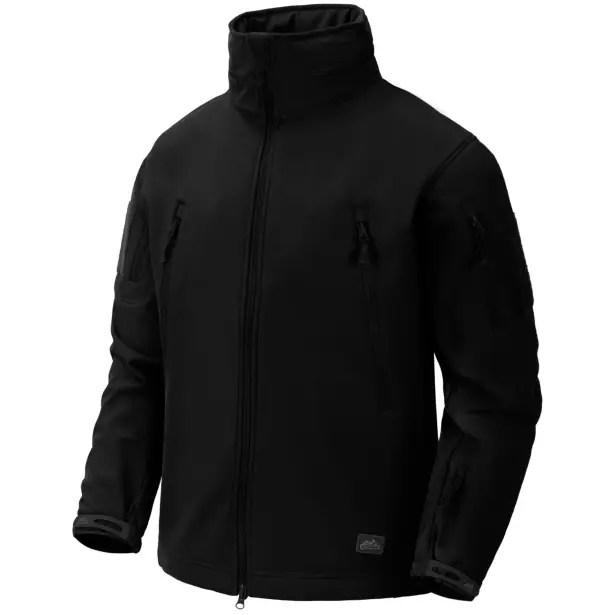 1 - Куртка Helikon Gunfighter Softshell Shark Skin Windblocker. Чорний