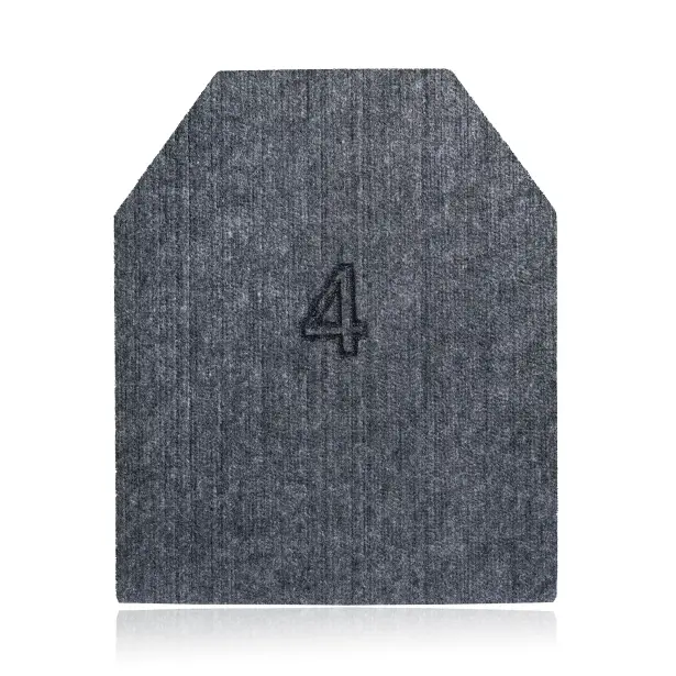1 - Сталева бронепластина 4 класу захисту. Вага 3.1 кг. Розмір (M) 25×30 см.