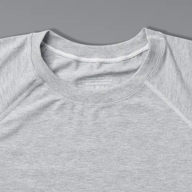 10 - Футболка Urban Cotton. Бавовна/еластан. Сіра. Розмір L
