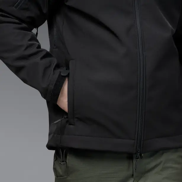 15 - Куртка тактическая SoftShell APEX Shield Storm. Осень-Весна Черный. Размер S
