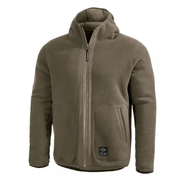 2 - Флисовая куртка-кофта Pentagon IANOS SHERPA 2-IN-1. Хаки