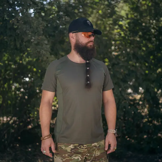 2 - Футболка Combatant Striker. Хакі. Розмір L