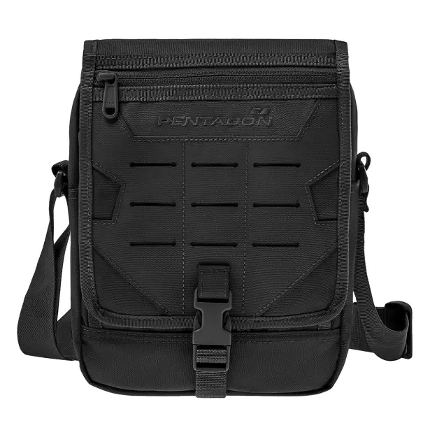 1 - Сумка через плечо Pentagon Messenger 2,8л, Черный