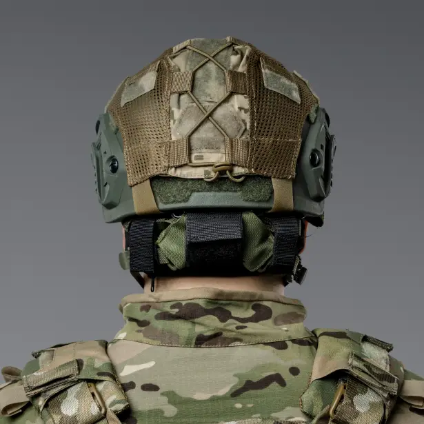 4 - Балістичний захист потилиці 2-го класу захисту. CORDURA 1000D. Чорний