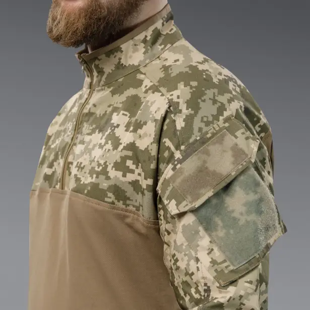 6 - Убакс BattleSkin Long. Тактична сорочка. Піксель. Розмір: L