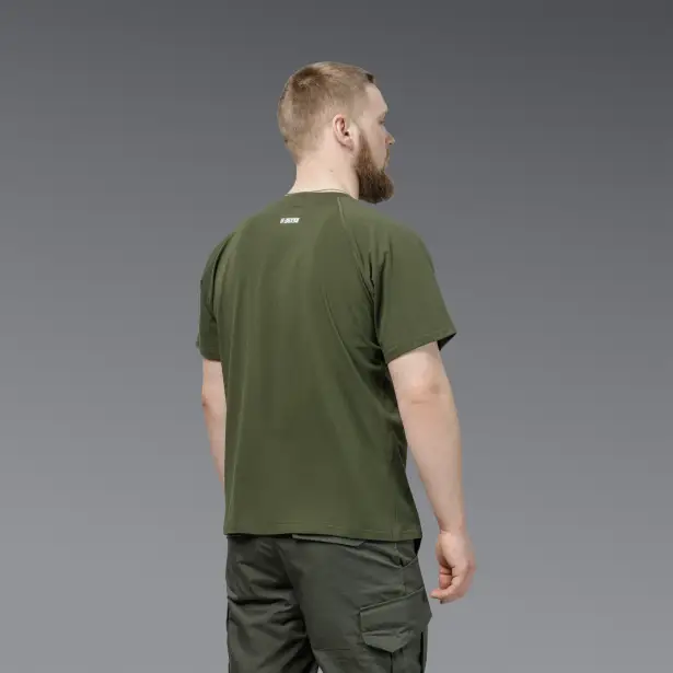 7 - Футболка Urban Cotton. Бавовна/еластан. Олива. Розмір XXL