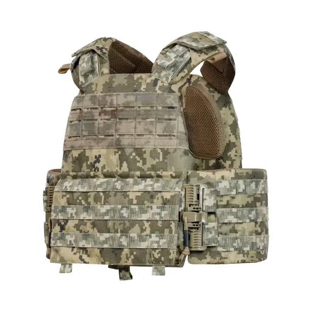 1 - Плитоноска КРУК, система быстрого сброса. Molle. Цвет Пиксель.