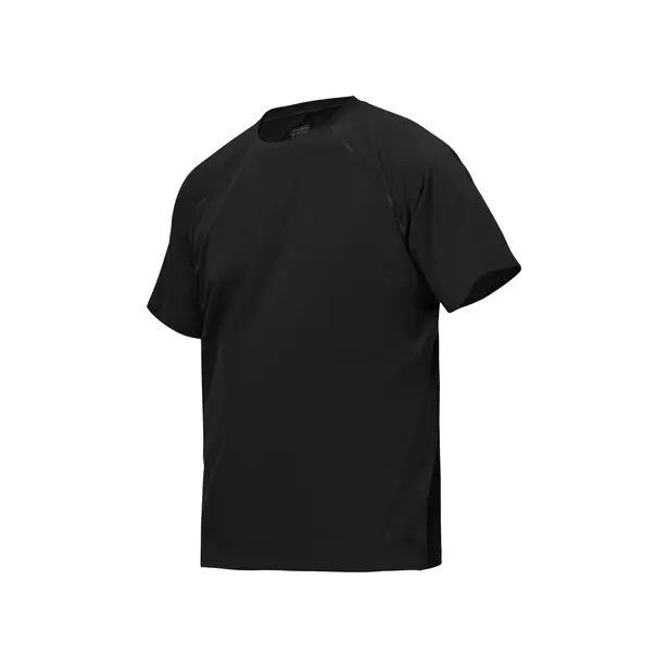 1 - Футболка Urban Cotton. Хлопок/эластан. Черная. Размер L