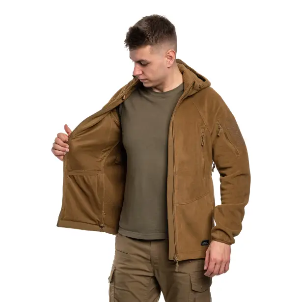 3 - Флисовая куртка-кофта Helikon Patriot Mk2 Hybrid. Койот