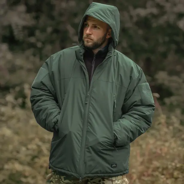 10 - Куртка Helikon Level 7 Climashield Apex Alpha. Олива