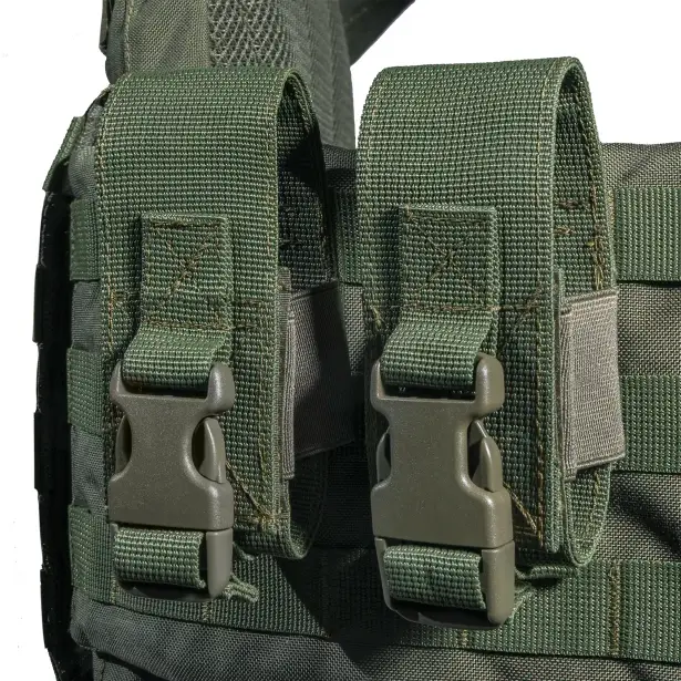 13 - Плитоноска SVAROG (Комплект 9 подсумков) с системой быстрого сброса. Molle. Цвет Олива.