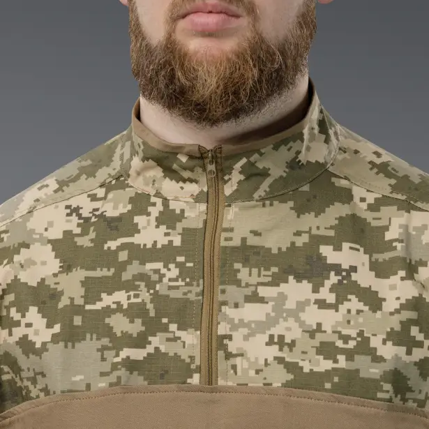5 - Убакс BattleSkin Long. Тактична сорочка. Піксель. Розмір: L