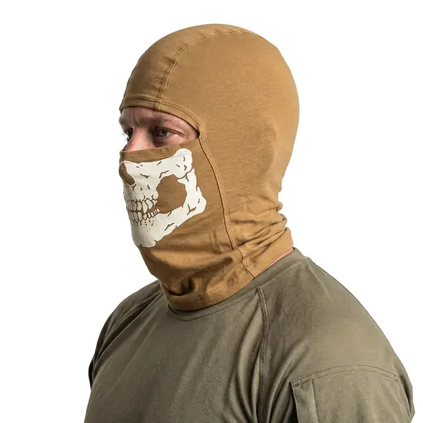 2 - Балаклава тактическая Sniper Череп. Койот