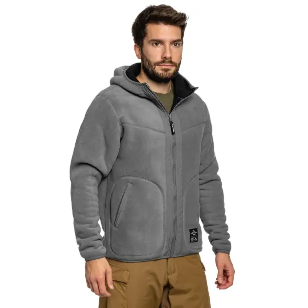 5 - Флисовая куртка-кофта Pentagon IANOS SHERPA 2-IN-1. Черный