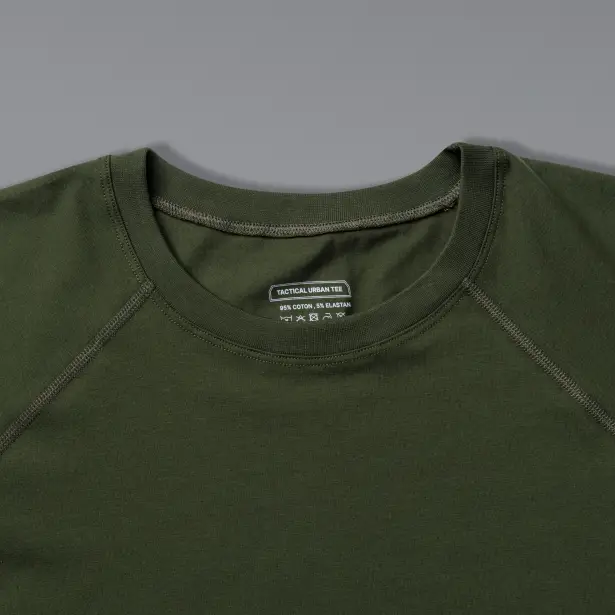 10 - Футболка Urban Cotton. Бавовна/еластан. Олива. Розмір XXL
