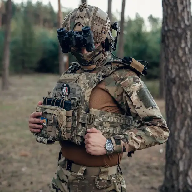 3 - Утилитарный Админ-подсумок под 3 АК/AR Пиксель MOLLE 
