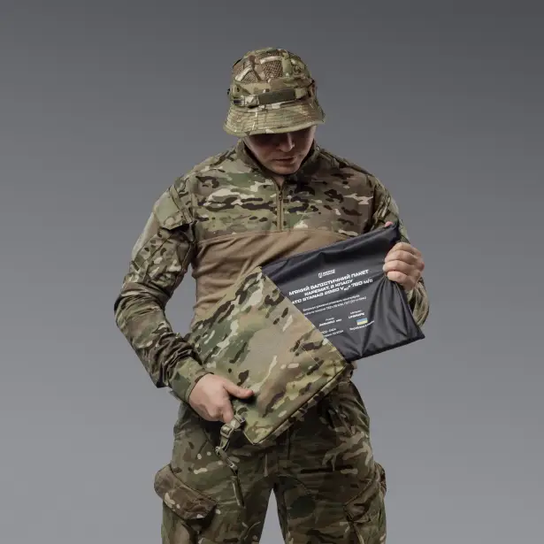 5 - Тактичний килимок для сидіння 2 класу захисту. CORDURA 1000D. Мультикам