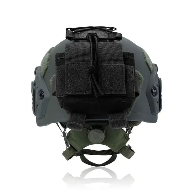 4 - Підсумок-противага для шолома (кріплення на тилову частину). Cordura 1000D. Чорний