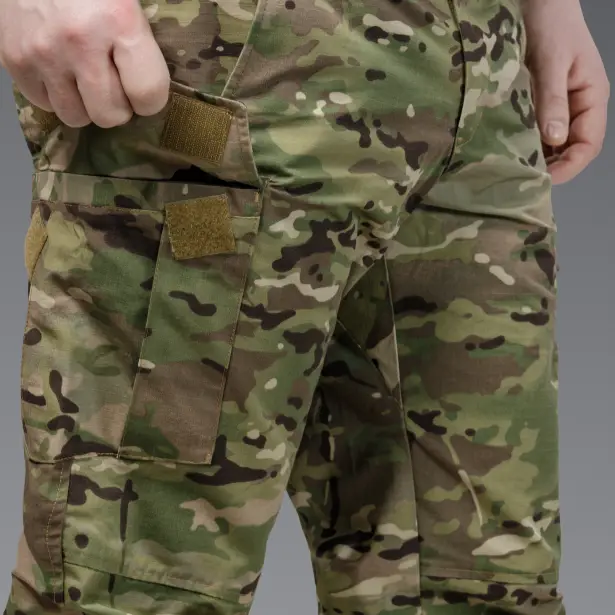 8 - Тактические брюки Battlegear Cargo. Цвет Мультикам. Размер L