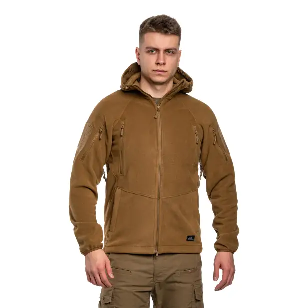 2 - Флисовая куртка-кофта Helikon Patriot Mk2 Hybrid. Койот