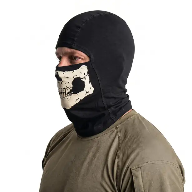3 - Балаклава тактическая Sniper Череп. Черный