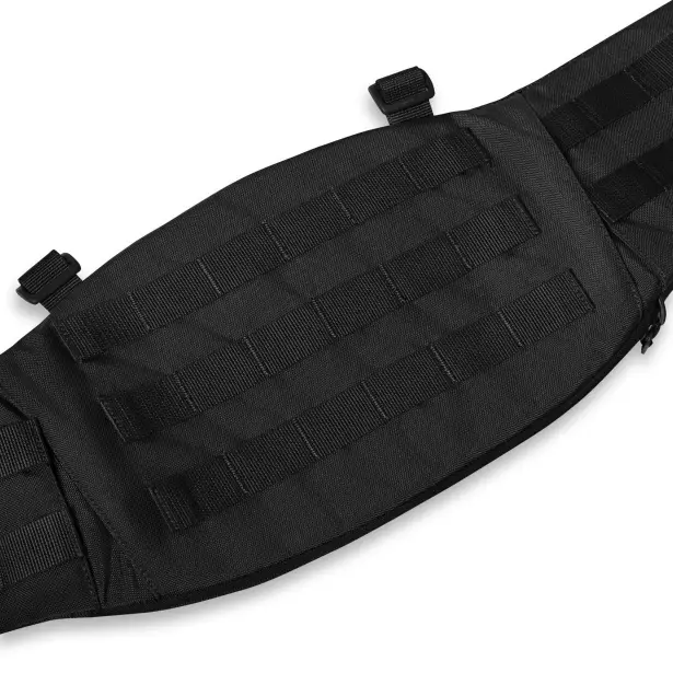 5 - Тактичний розвантажувальний пояс РПС 2 класу захисту, Cordura 1000D. Чорний. S/M