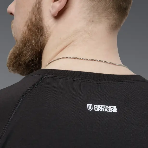 10 - Футболка Urban Cotton. Хлопок/эластан. Черная. Размер L