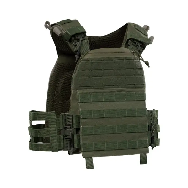 2 - Плитоноска TUR PRO Скелетон с системой быстрого сброса. Molle. Цвет Олива.