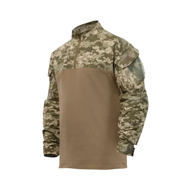 1 - Убакс BattleSkin Long. Тактична сорочка. Піксель. Розмір: L